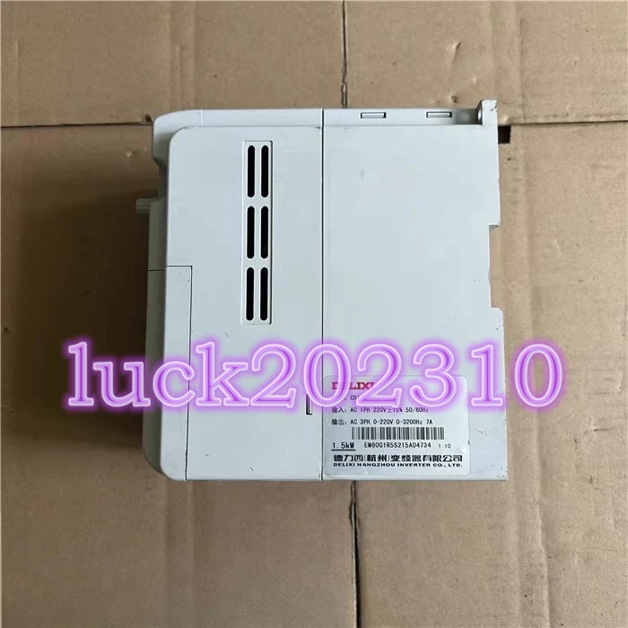 1PC USED Delixi inverter CDI-EM60G1R5S2 1.5KW 220V  #YY - Image 2 of 3