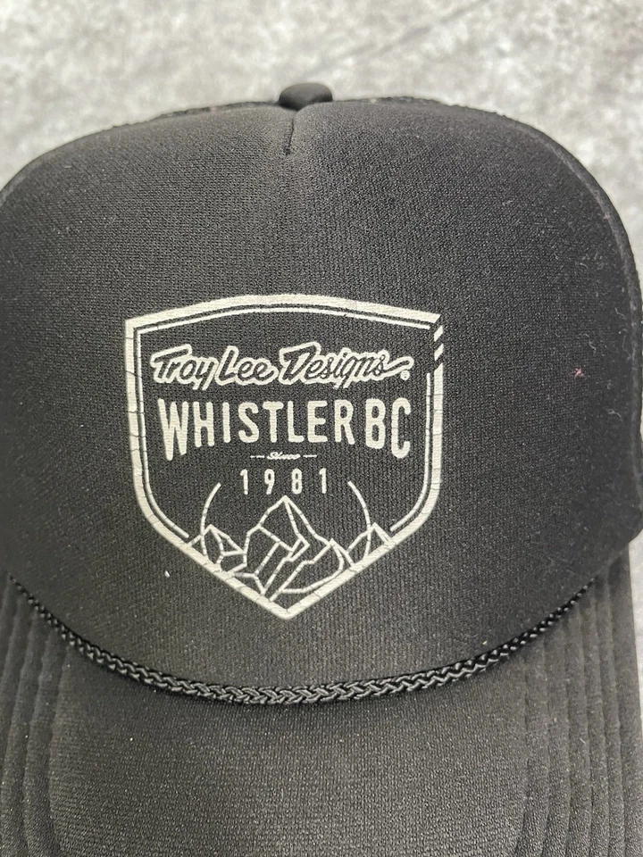 Troy Lee Designs Vintage Hombre Malla Camionero Sombrero Snapback Negro Colección Otto Foto 2 de 4