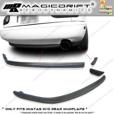 For 90-97 Mazda Miata Mx5 Roadster R-package Rs Style Rear Bumper Lip Urethane