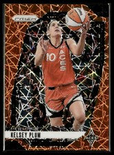 2024 Panini Prizm WNBA #77 Kelsey Plum Orange Velocity Prizms