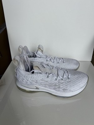 Nike LeBron 15 Low in  ''White Metallic Silver