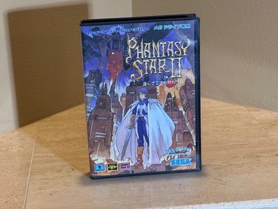 Phantasy Star II Sega Mega Drive Japan CIB Complete with Map