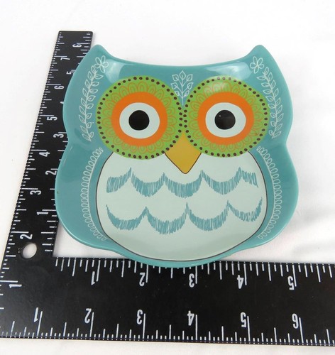Owl Ceramic Trinket Dish by Bead Land Original Sticker Bead Landing Heartlines - Picture 3 of 4