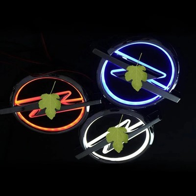 5D LED Light Emblem Trunk Sticker Auto Exterior Rear Badge Light for OPEL