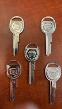 321671 - Brand New OEM Cadillac Crest  "D" Door & Trunk Key Blanks - 5 QTY