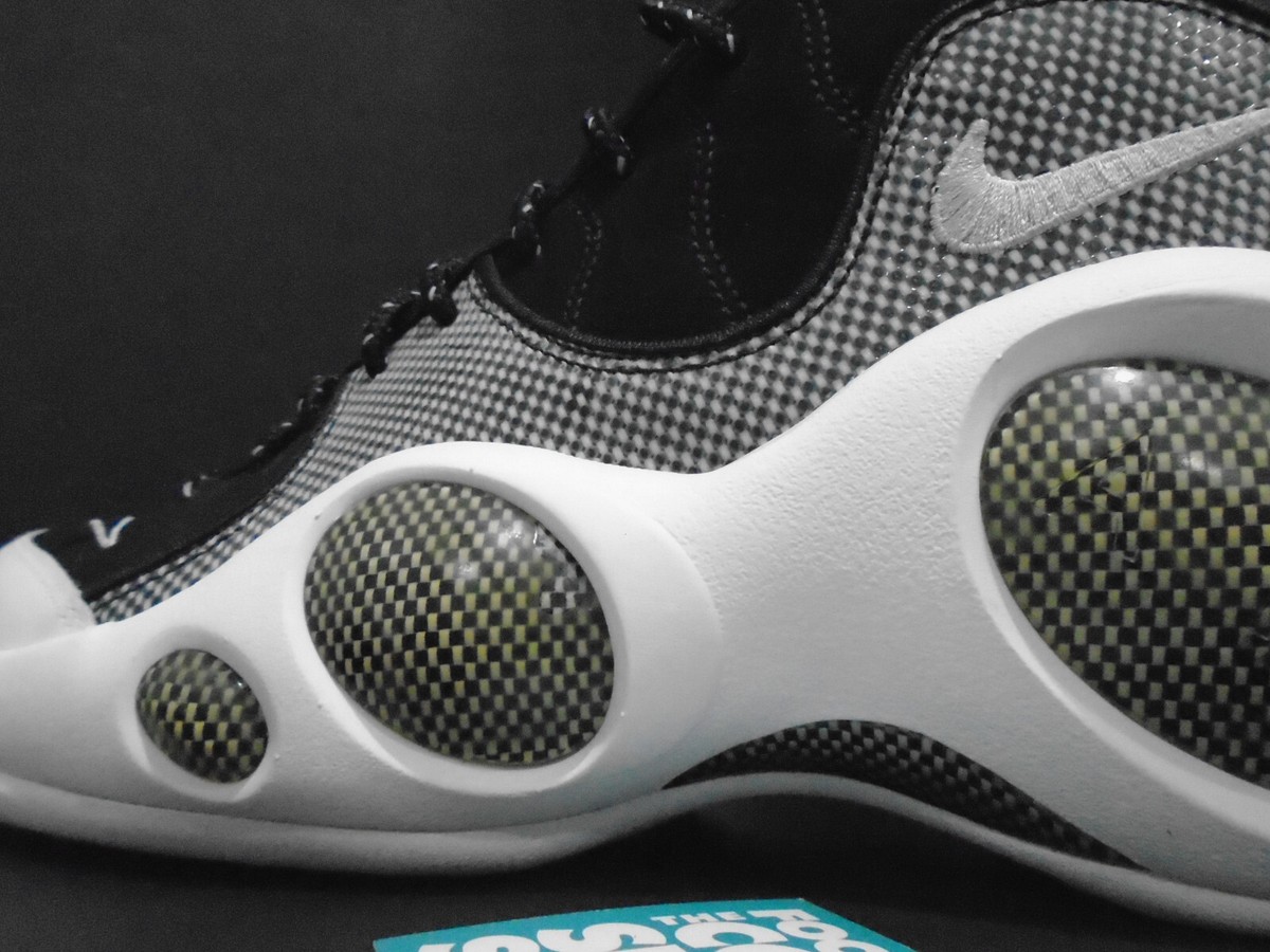 08 NIKE AIR ZOOM FLIGHT PREMIUM JASON KIDD PENNY BLACK WHITE GREY