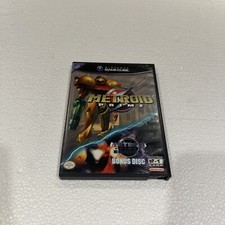 Metroid Prime With Bonus Disc Nintendo Gamecube Complete Great Shape