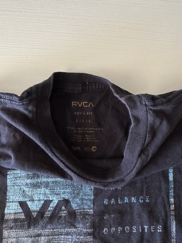 Skater Shirts Boys Large RVCA Bixby Lot Of 2 - Picture 5 of 5