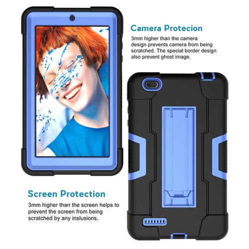 Case For Walmart Onn 8 2nd Gen/Onn 7/Onn 10.1 Pro Tablet ShockProof With Stand - Picture 10 of 65