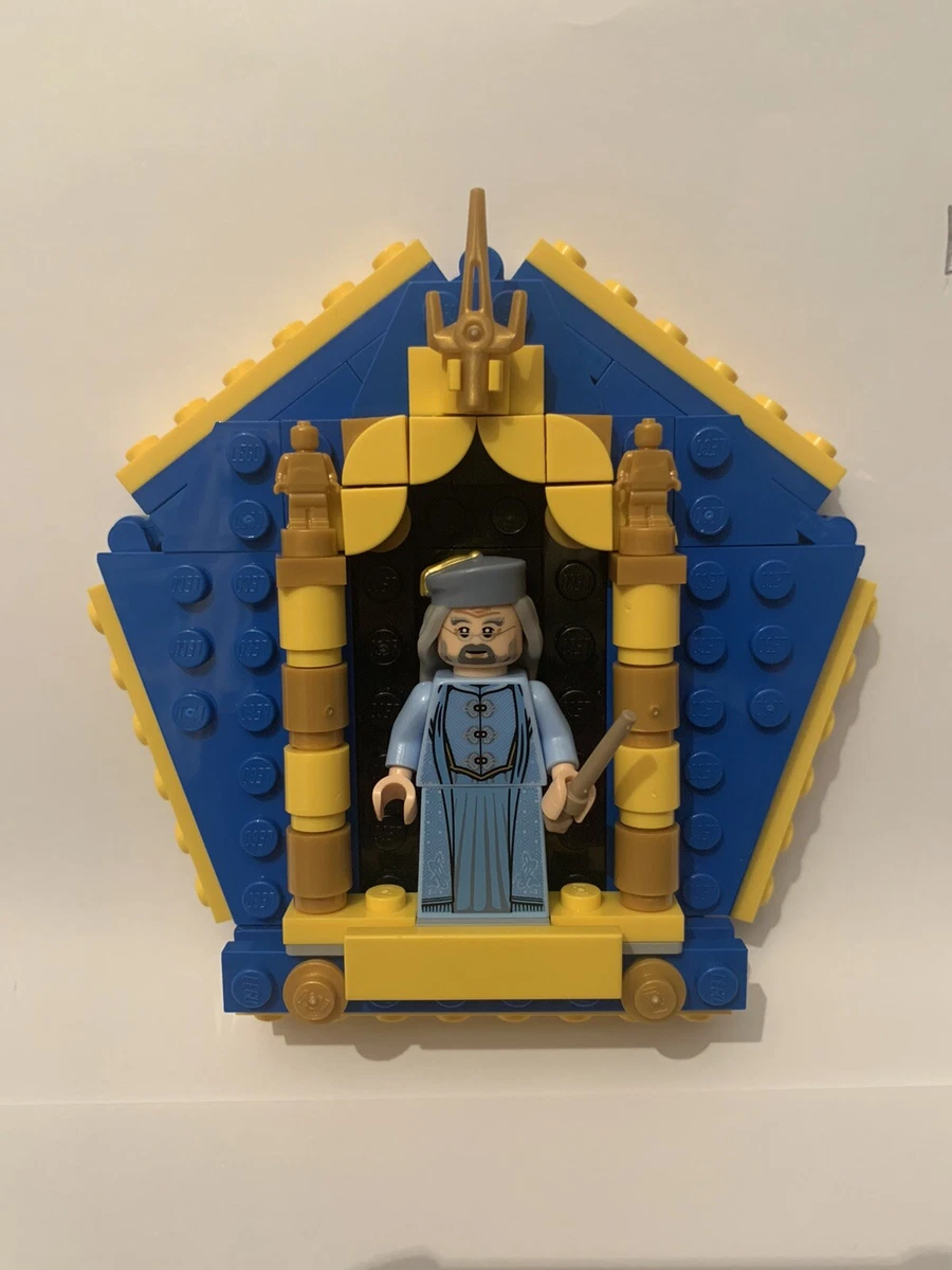 Lego Harry Potter Chocolate Frog Card minifigure Display gold