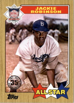 2022 Topps '87 Topps All-Star #87AS50 Jackie Robinson - NM-MT | eBay