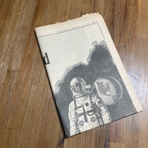 "We Reached For The Moon" Astronaut July 21, 1969 NEWSPAPER CLEARWATER SUN FL - Picture 9 of 9