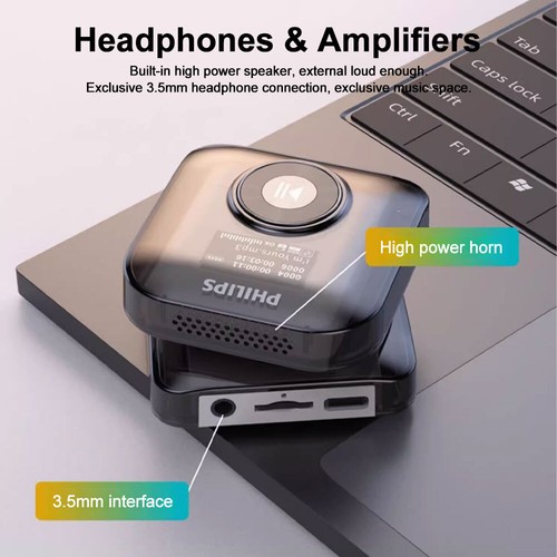 Philips SA1618 HIFI MP3 Player Walkman Bluetooth5.0 3.5mm 32G Lossless FLAC APE - Picture 8 of 12