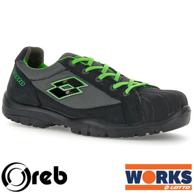 Scarpe antinfortunistiche Lotto Jump 550 II S1PL SR FO BLACK