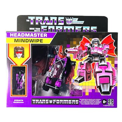 Transformers Mindwipe Retro Headmaster Decepticon Exclusive Titans Return