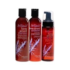 Influance Honey Almond Vibes Set Shampoo Conditioner Styling Foam 