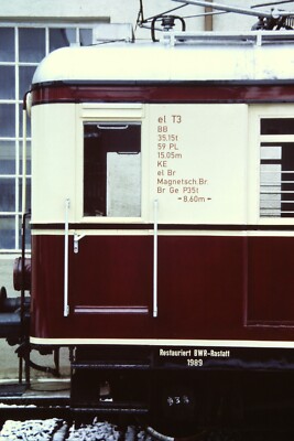 Trossinger Eisenbahn TW 3, Dias aus 1994, Originale ohne Wz