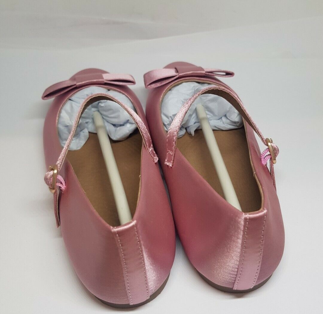 USS# Age of Innocence Ellen Bow Detail Ballerina Shoes SIZE EU 33 Bezpłatny ogólnokrajowy, l