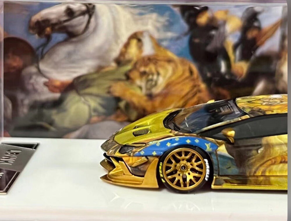 1:64 LAMBORGHINI AVENTADOR GT EVO RUBENS LIBERTY WALK NO BBR