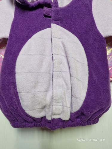 Old Navy Kids Purple Butterfly Plush Costume Infant Baby Size 12-24 Months - Picture 3 of 12