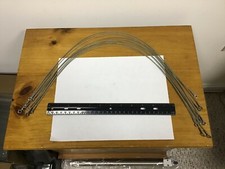 Qty (10) Sanlo 24" Stainless Wire Eye to Eye Lanyard, 1/16" Wire, M-8368603712