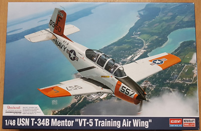 Academy Minicraft Beechcraft T-34 B Mentor US Navy Training Air Wing 12361 1:48
