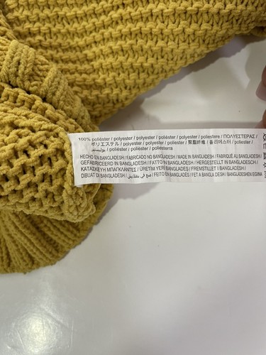 Zara Kids gelber Strickpullover Größe 13-14 Top Zustand B10 - Bild 9 von 9