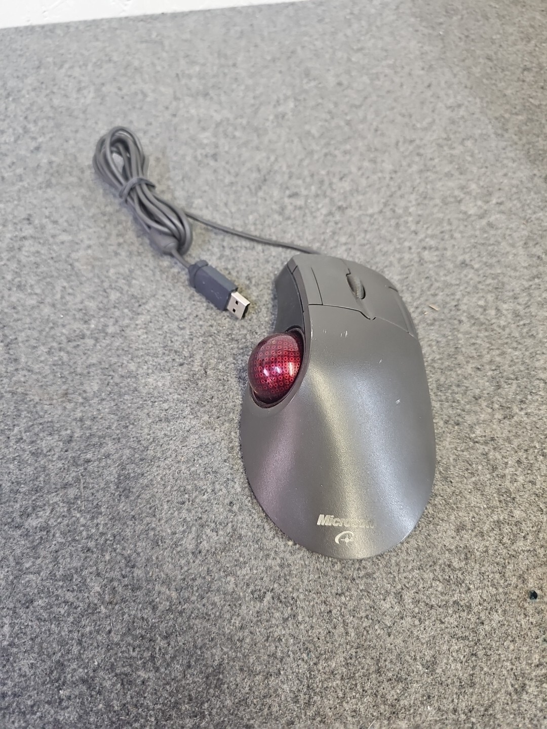 Microsoft Trackball Optical 1.0 USB Ergonomic Mouse X0587475 Ps2 for sale online eBay