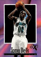 1996-97 Skybox E-X2000 #6 Tony Delk RC Charlotte Hornets
