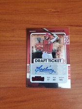 Orlando Martinez - 2021 Panini Contenders Prospect Ticket RED DRAFT AUTO #75/75