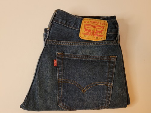Levis 527 Low Boot Cut Men's 32x30 Dark 