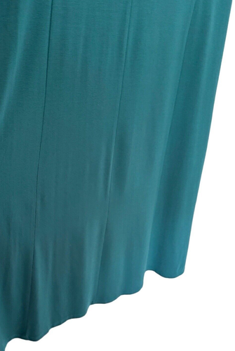 NWT J. Jill Wearever Collection Sz S-M Sleeveless Empire Waist Dress Teal Blue - Picture 4 of 7