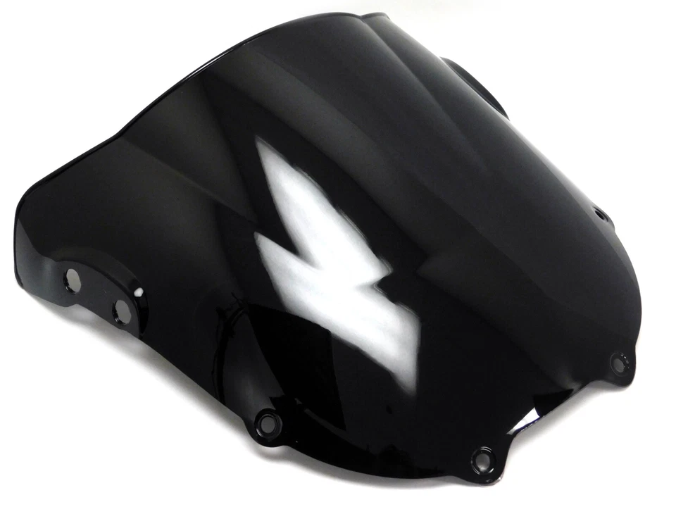 Parabrisas ABS negro doble burbuja para Honda CBR900RR 893 1994-1997 Foto 2 de 4