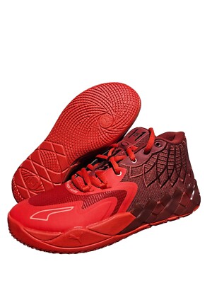 New Basketball PUMA MB.01 Mid Team Colors  Intense Red Men Size 10.5 LaMelo Ball