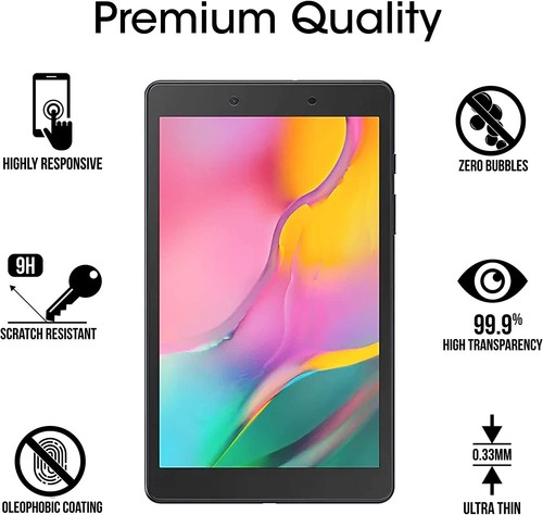 (2 pack) amFilm Galaxy Tab A 8.0 (2019 Version, SM-T290) Glass Screen Protector - Picture 3 of 4