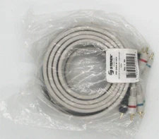 Audio/Video 5-Head Component Cable ~12' FT~RCA~STEREN PP-254-612IV