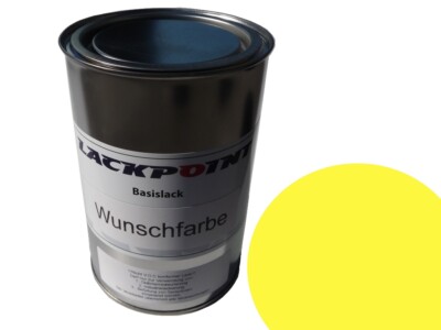 0,5 Liter Spritzfertigen Basislack RAL 1016 Schwefelgelb Autolack Lackpoint !