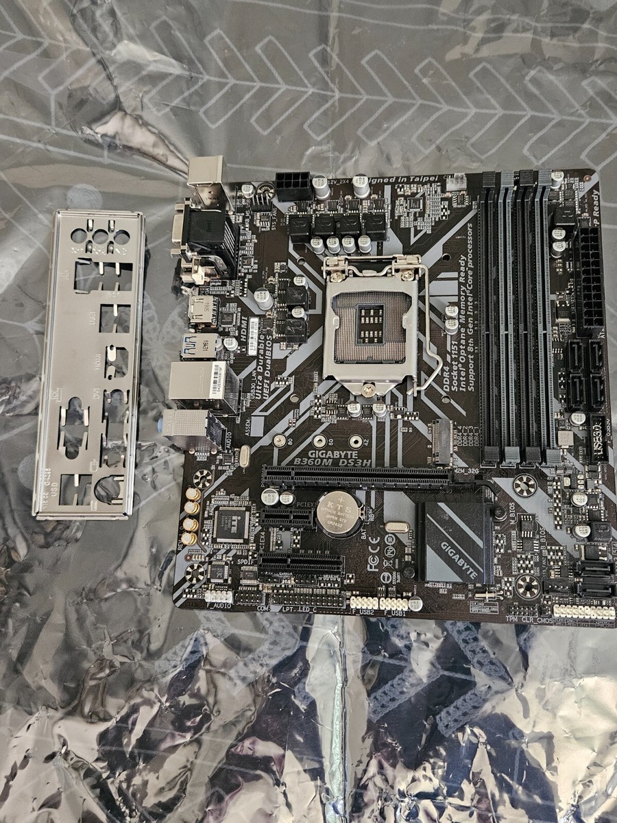 GIGABYTE B360M DS3H Intel Micro ATX Gen DDR4 Motherboard for