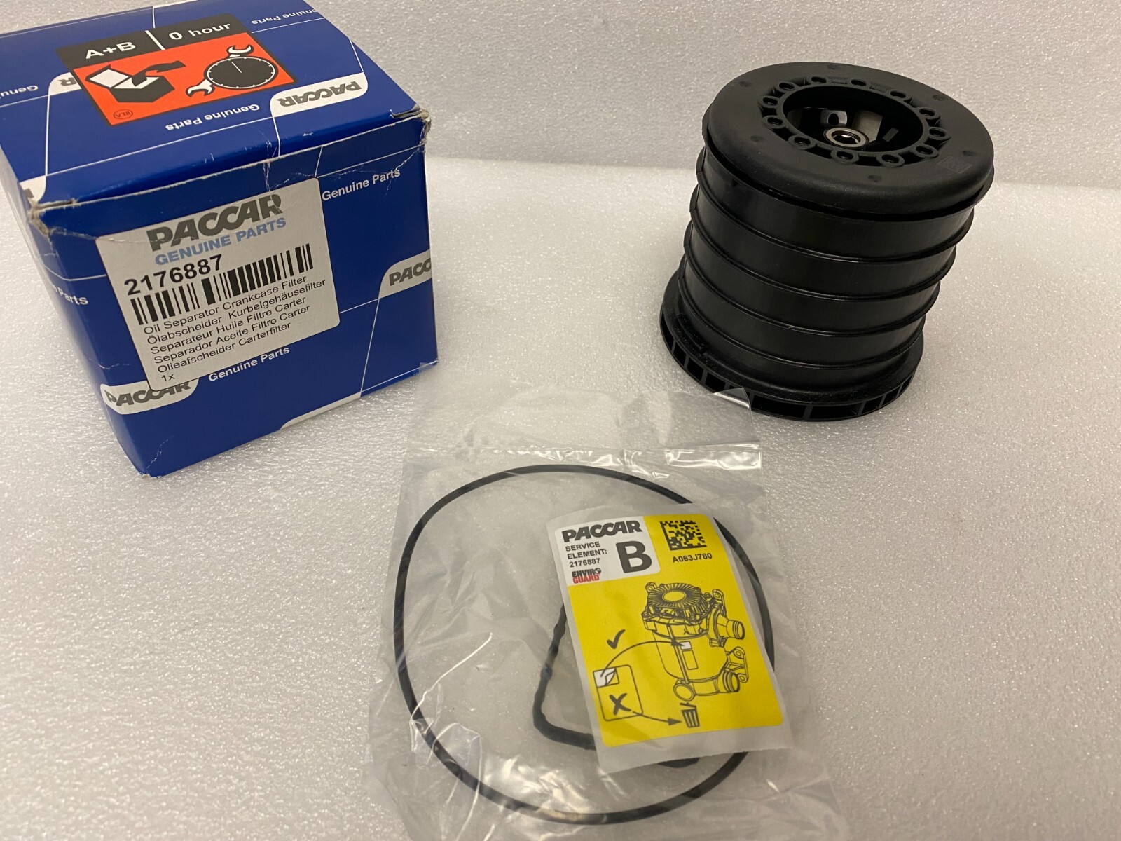 GENUINE OEM PACCAR CRANKCASE FILTER KIT, OCV MEDIA B, MX13 2176887PE