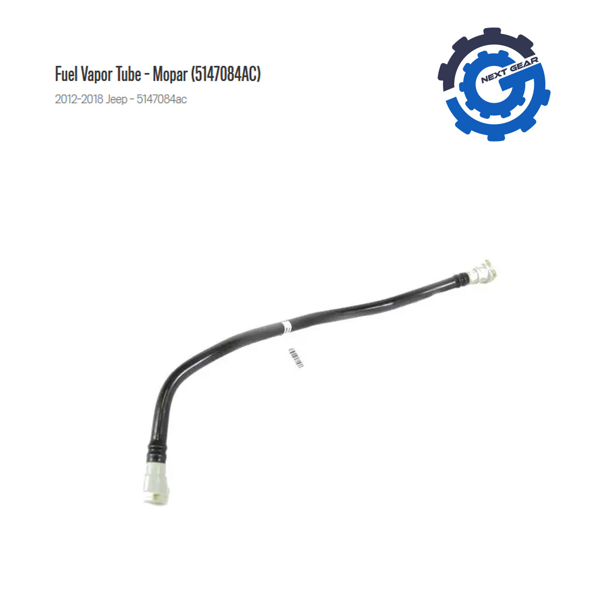 NEW OEM Mopar Fuel Vapor Tube For 2014-2018 Jeep Wrangler