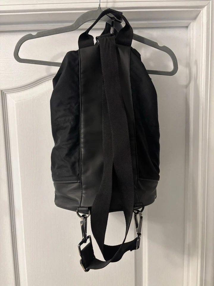 Stella McCartney x Adidas Saco de Gimnasio Mochila Deportiva Rayas Negro 3 Rayas Foto 4 de 4