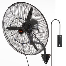 VEVOR Ventilatore Nebulizzante Impermeabile a parete Oscillante Metallo 616 mm