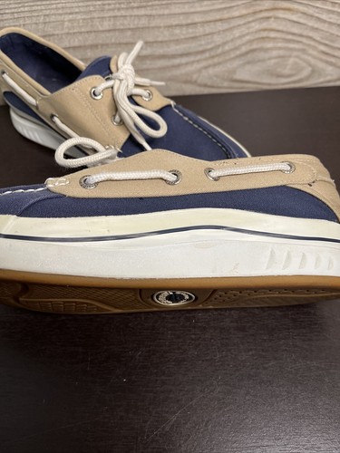 Sperry Top-Sider Size 9M 0484357 B3CH17 Blue With Tan Excellent Condition!! - Picture 8 of 8