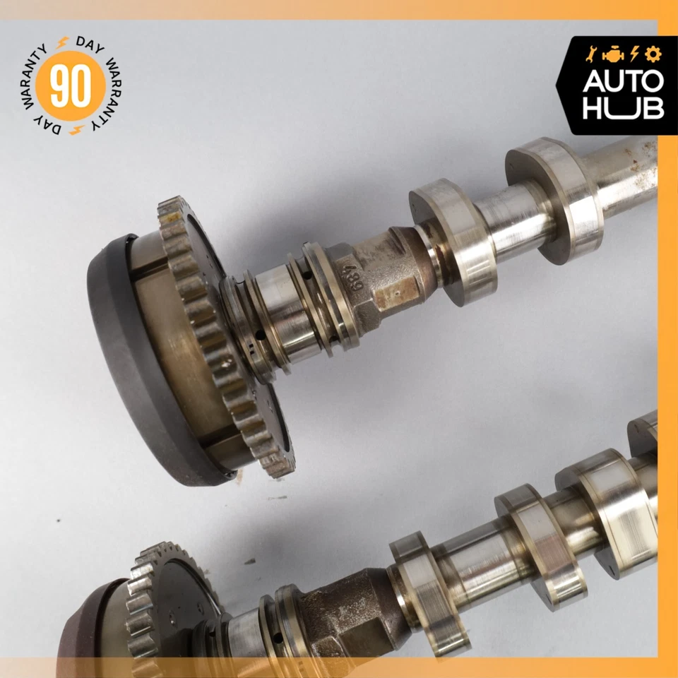 08-14 Árbol de levas izquierdo de admisión y escape BMW E71 X6 550i N63 4,4 L V8 con ajustador OEM Foto 3 de 4