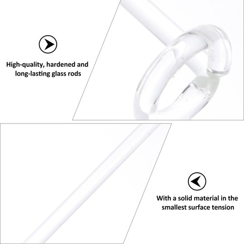5 Pcs Glass Stirring Rod Mixing Tools Transparent Sticks Chemistry Lab Rods - Picture 7 of 12