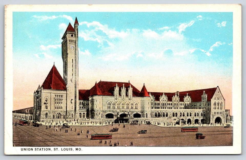 St. Louis MOMissouri, Union Station Train Station, Vintage Antique
