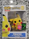 FUNKO POP! Pokemon Pikachu #553 Waving Flocked  Zavvi Exclusive ships today!