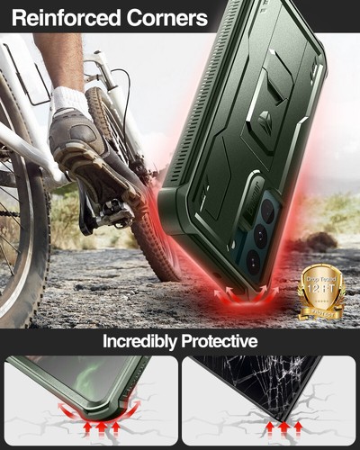Funda Dexnor Cuerpo Completo Antigolpes para Samsung Galaxy S22 Soporte Incorporado - Imagen 51 de 63