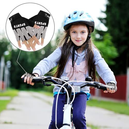 Little Boys Fingerless Gloves Kids Boys Girls Children Cycling