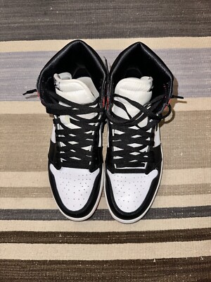 【Nike】ナイキ★Air Jordan 1 Retro High Satin \"Black Toe\" Nike Air Jordan 1 Retro High Satin Black Toe (W) - Oliver's